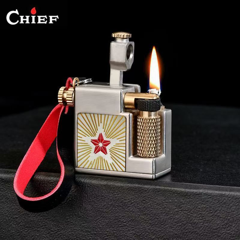 Fire Starting Kit - CHIEF 715 Mini Vierkante Vuursteen Aansteker