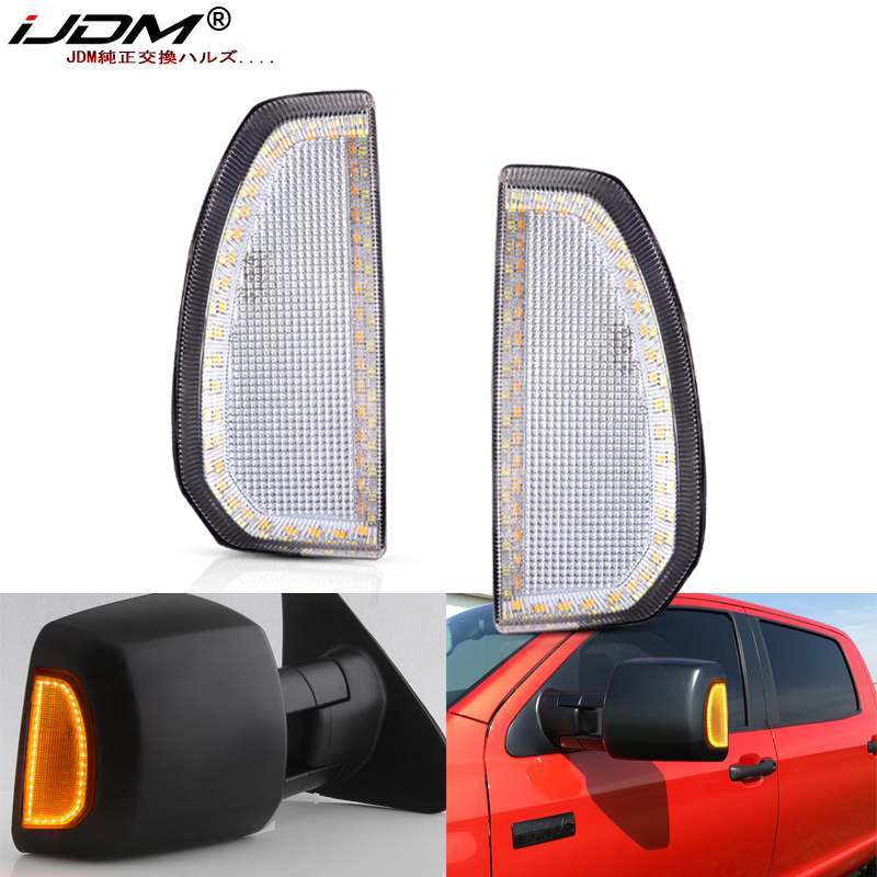 Signal Panel Orange - 2 stks Switchback LED Zijspiegel Marker