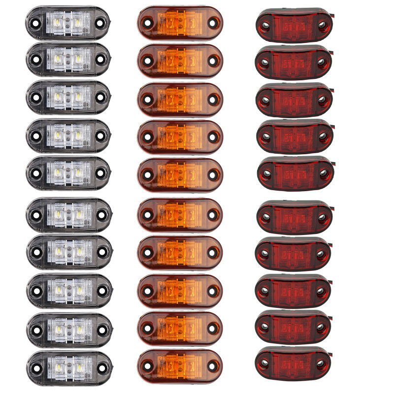 Signal Panel Orange - 10PCS Waarschuwingslichten LEDs Diode Licht Trailer