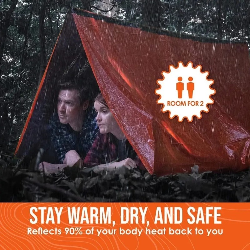 2-persoons noodopvangtent over - Emergency Mylar Tent recensie en prijs