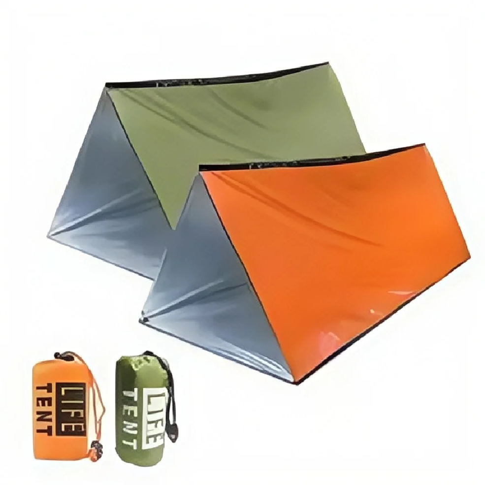 Noodhulpshelter voor 2 persone - Emergency Mylar Tent recensie en prijs